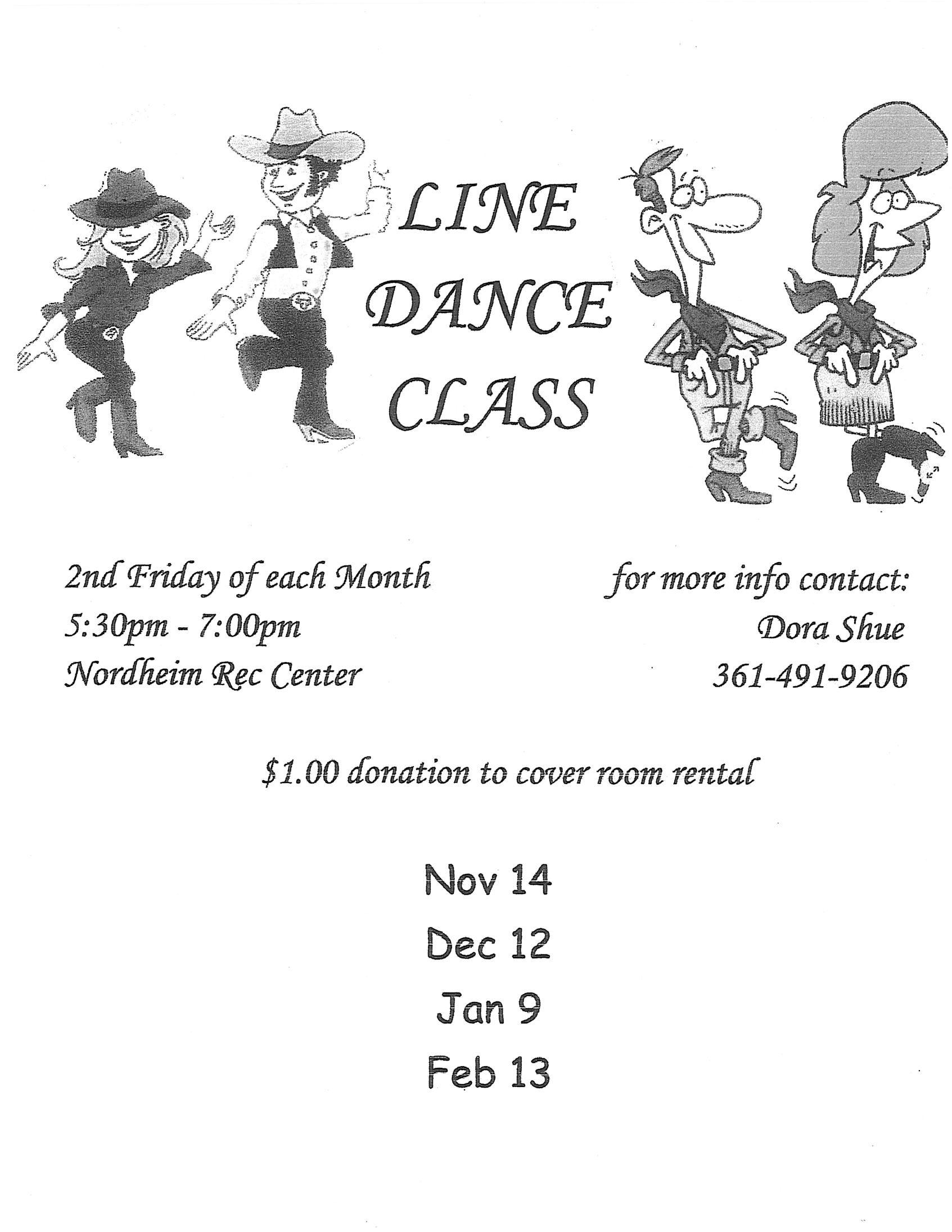 Line Dance Flyer