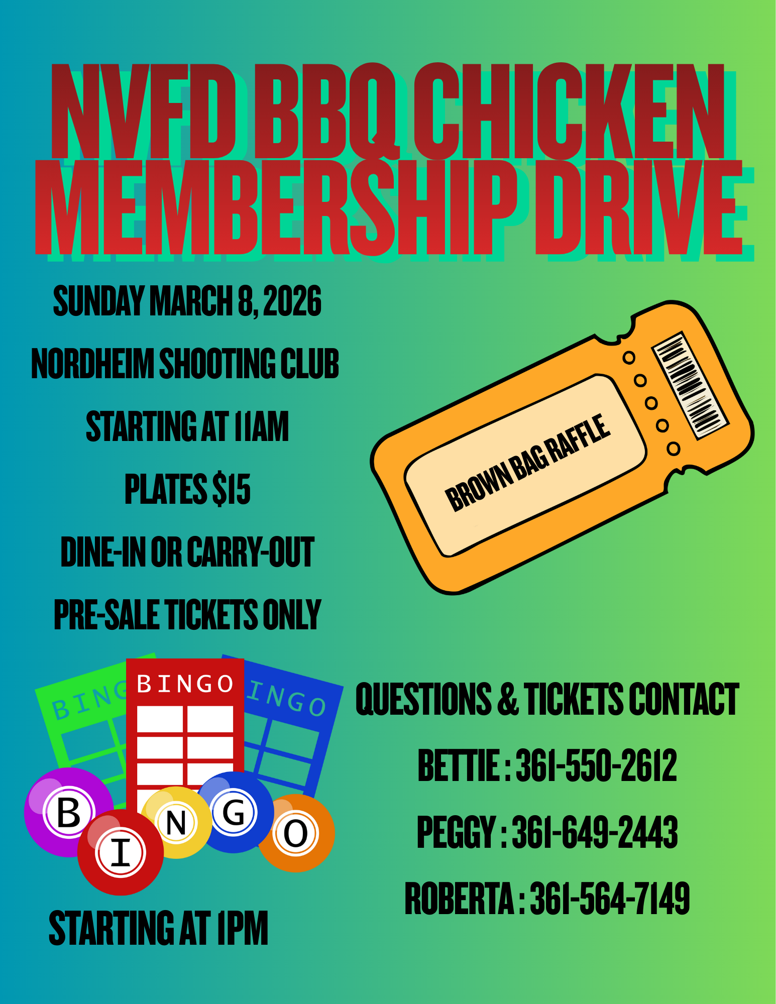 NVFD BBQ Chicken Membership Drive